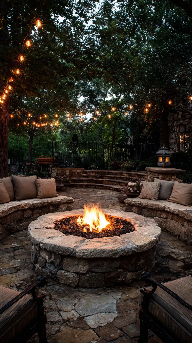Build a Stone Firepit for a Classic, Timeless Look