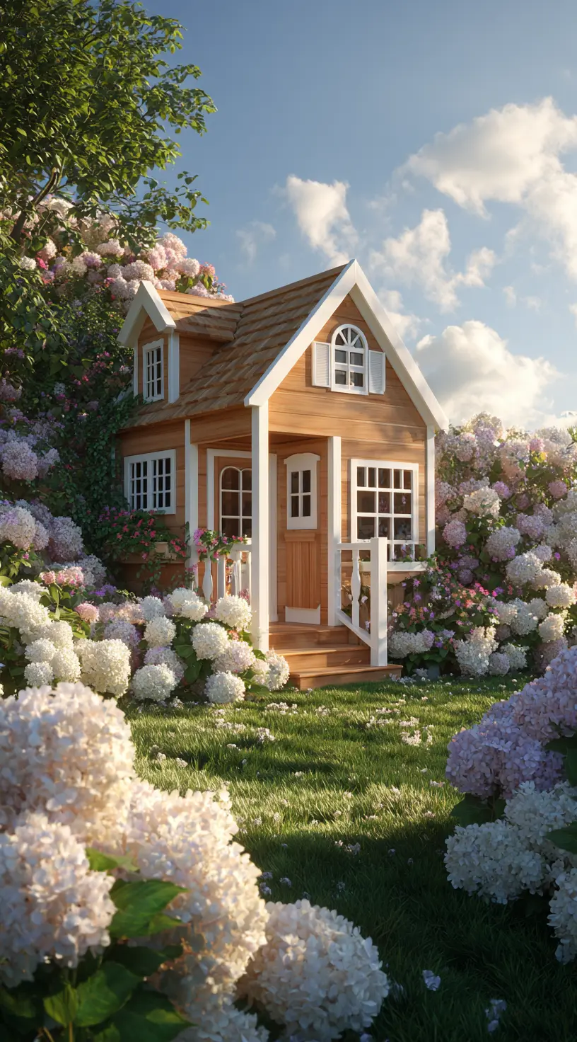 Classic Wooden Playhouse