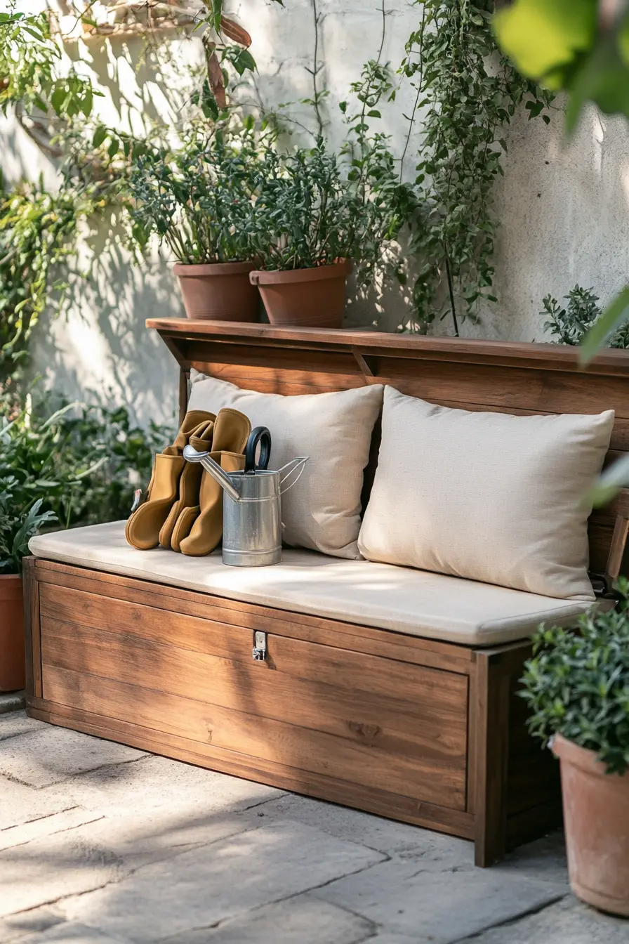 Hidden Bench Storage