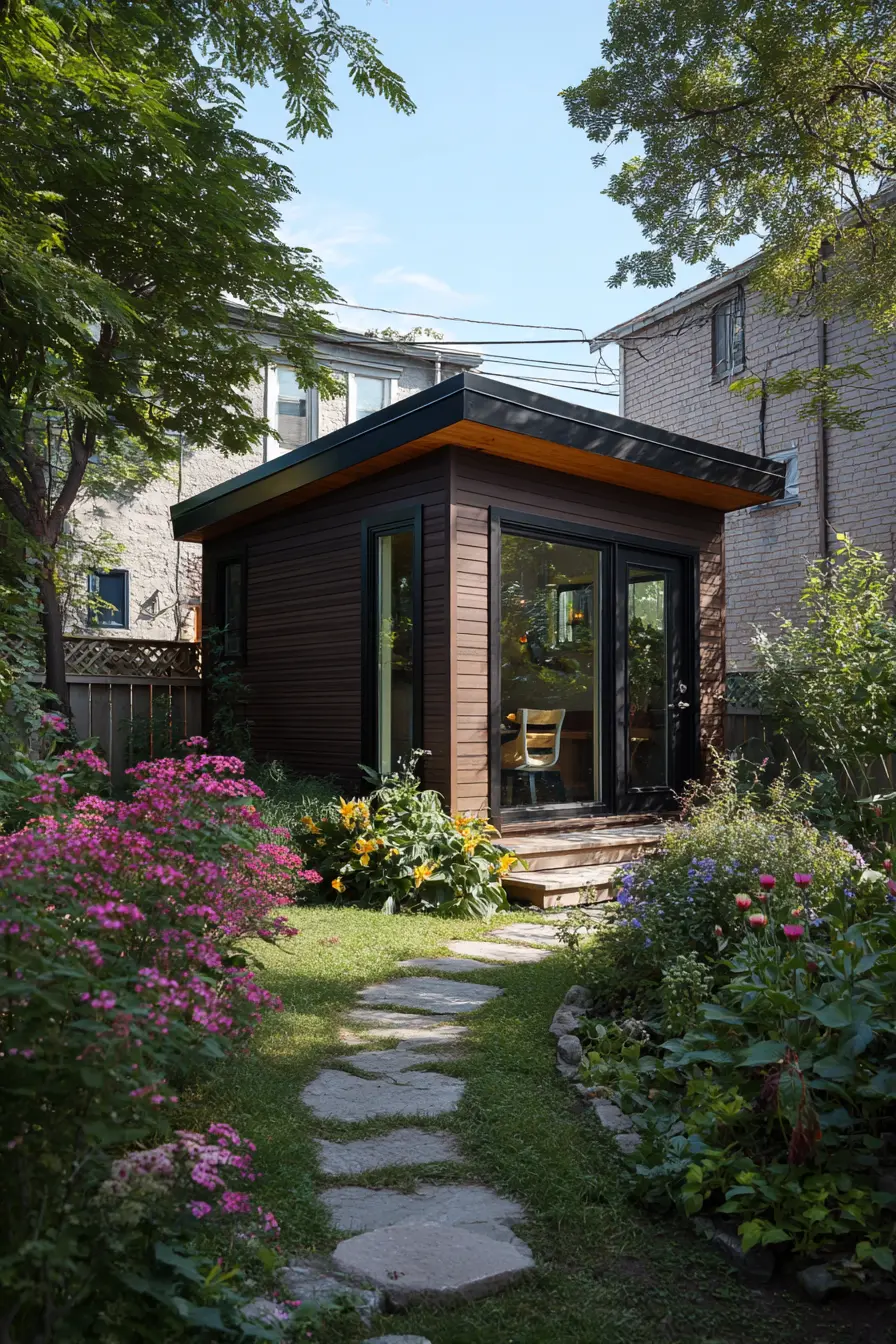 Minimalist Metal Shed