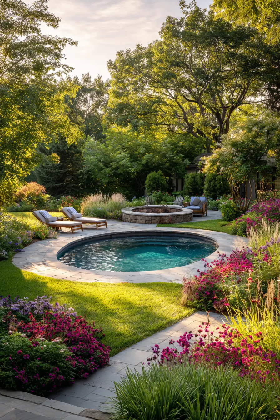 Natural Oasis Semi Inground Pool
