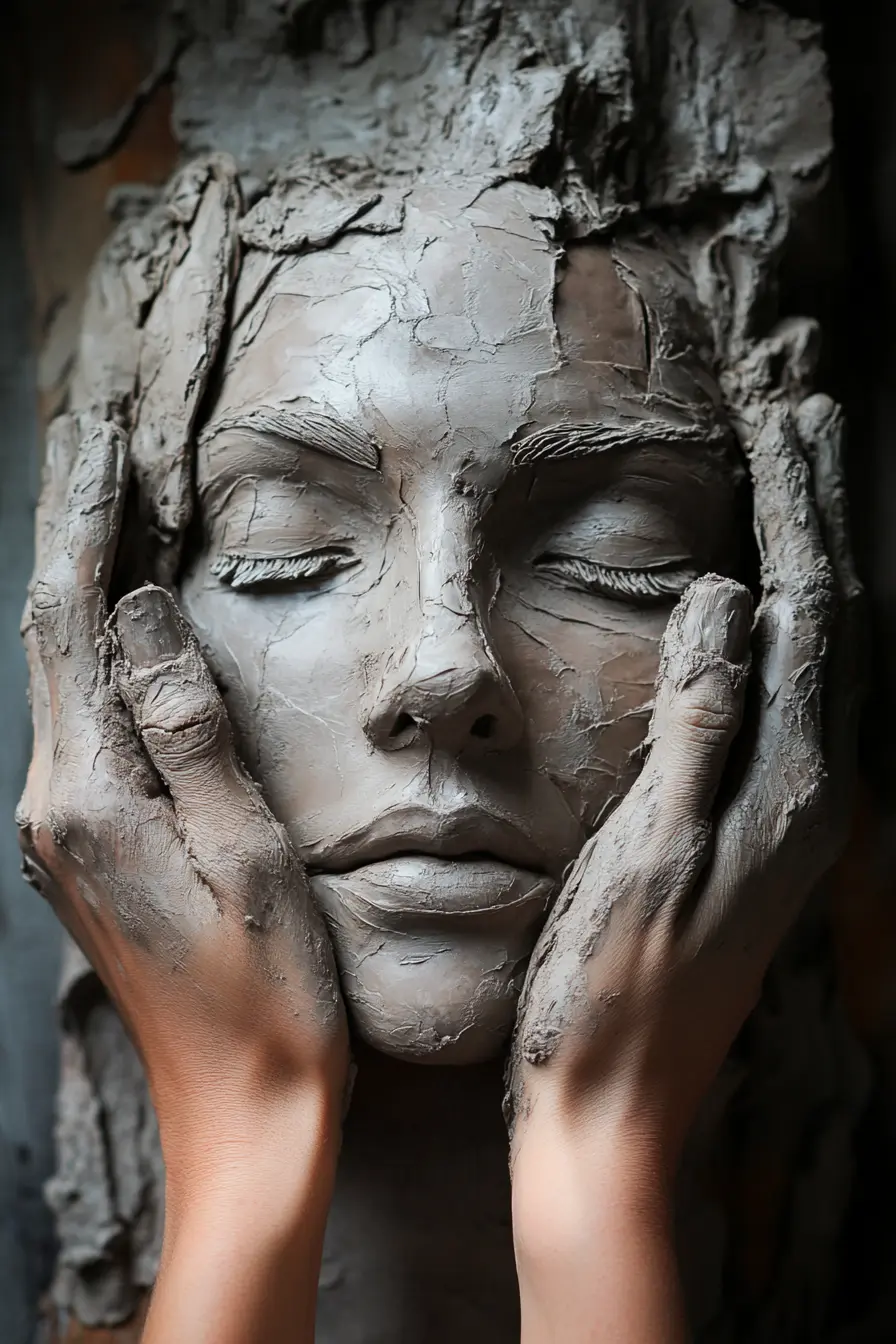 Clay Mask Sculpting Session