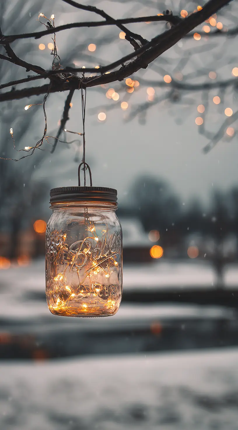 Hanging Mason Jar Lanterns