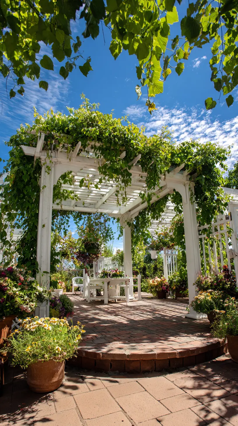 White and Light-Colored Pergolas