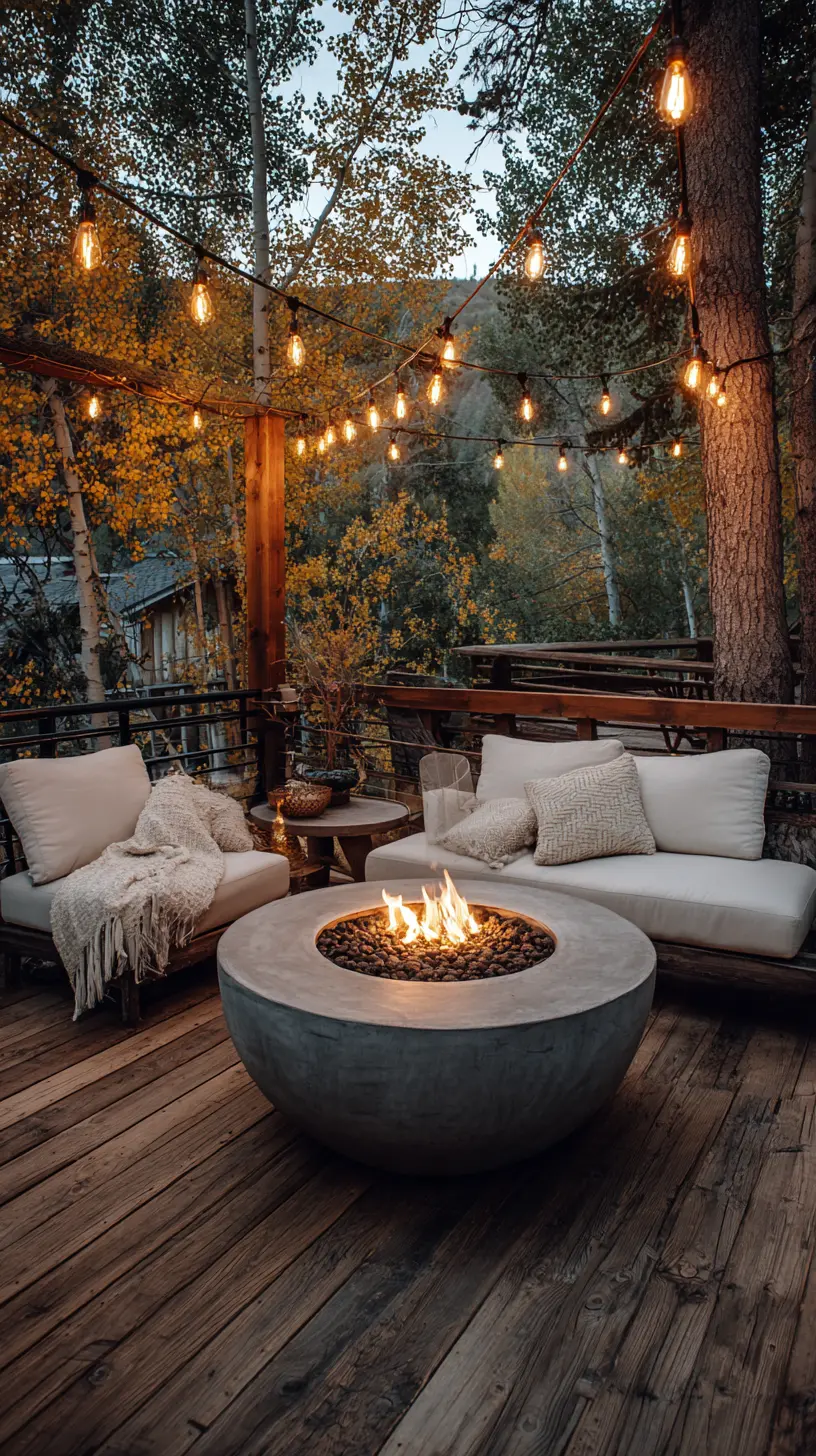Add Cozy Blankets and Outdoor Rugs for Extra Comfort