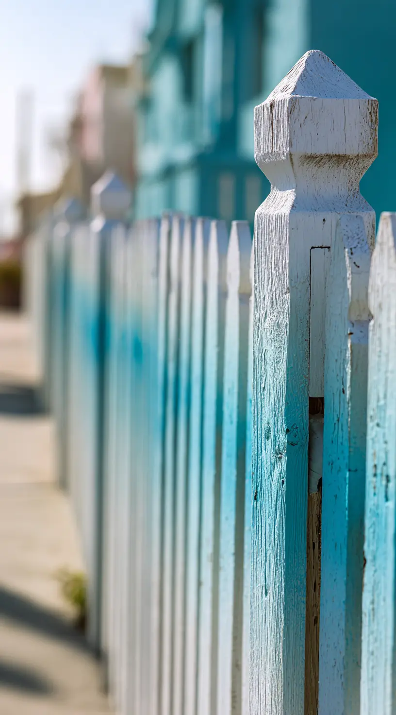 Painted Fence Slats