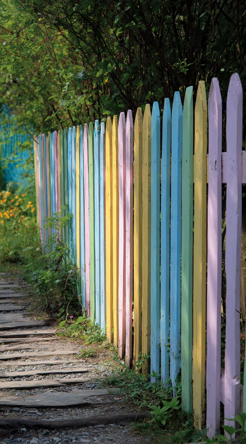 Painted Fence or Wall