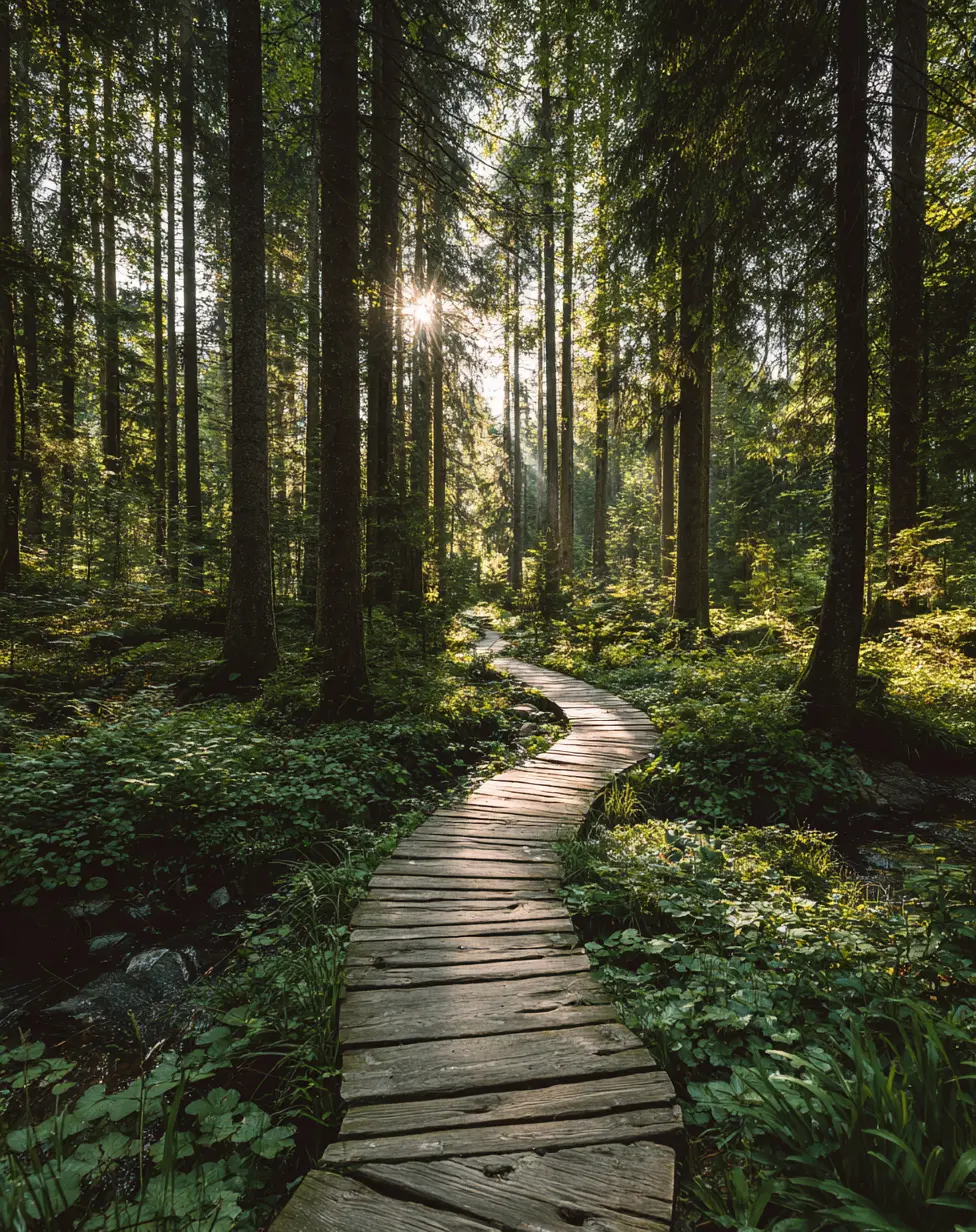 Pallet Wood Pathway
