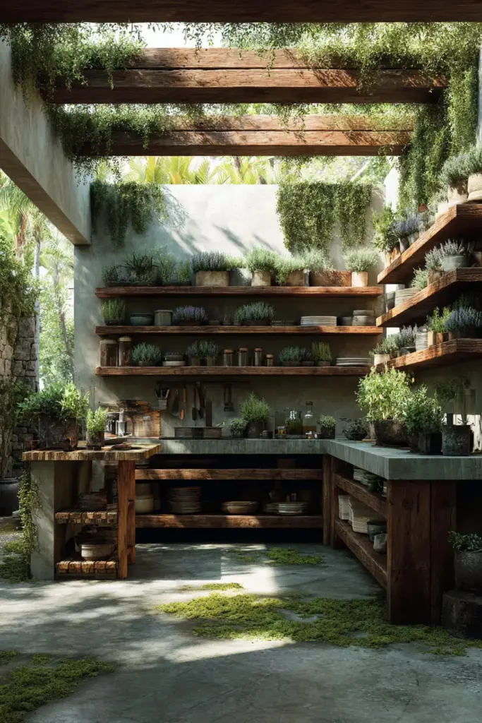 Rustic Outdoor Culinary Retreat