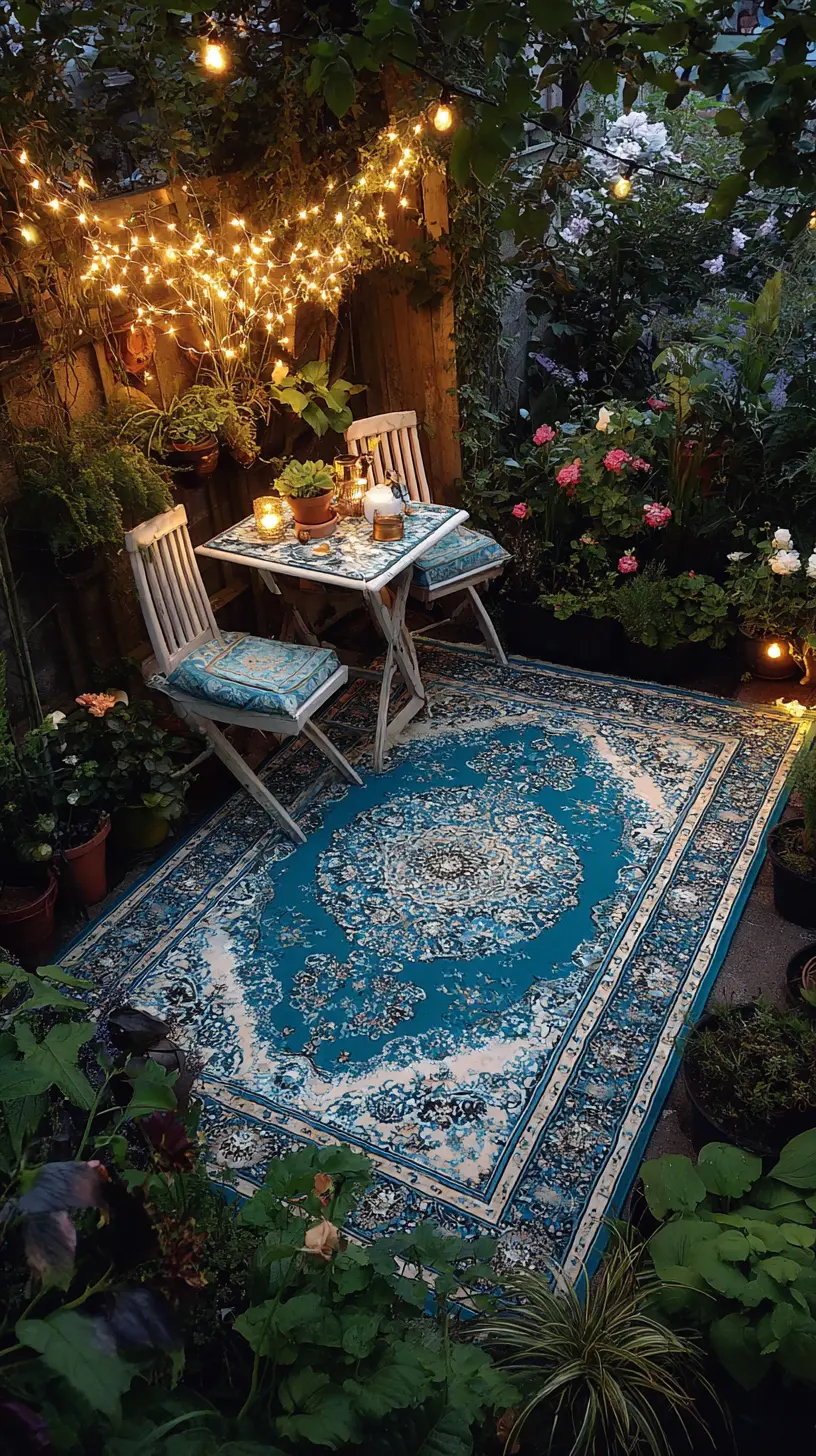 Use Outdoor Rugs to Define the Space