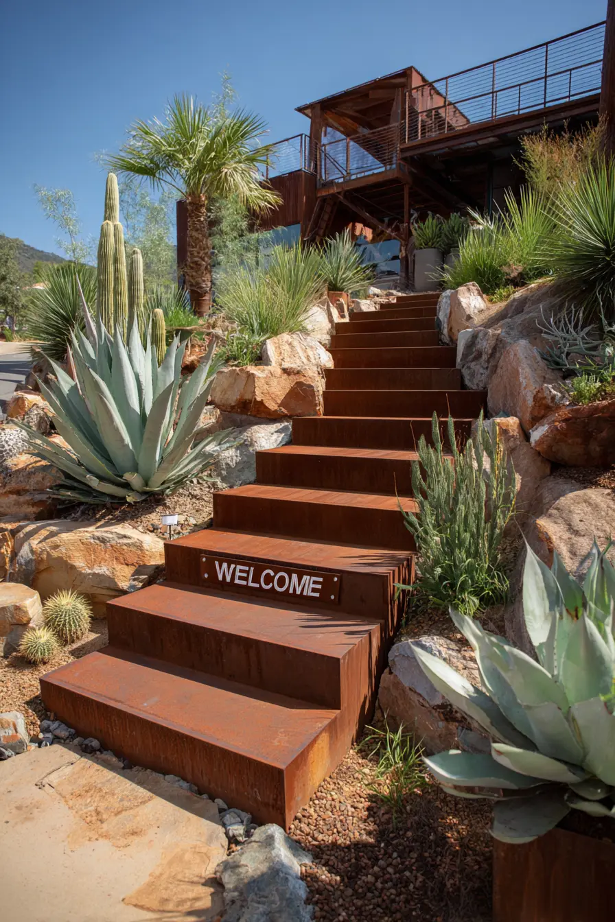Corten Steel Accents