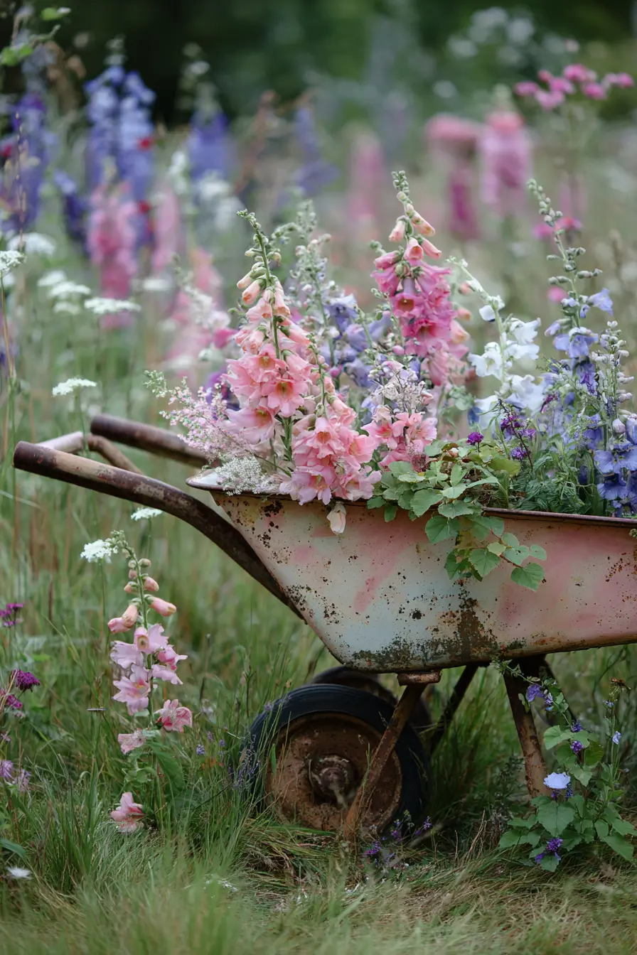 Cottagecore Floral Spill