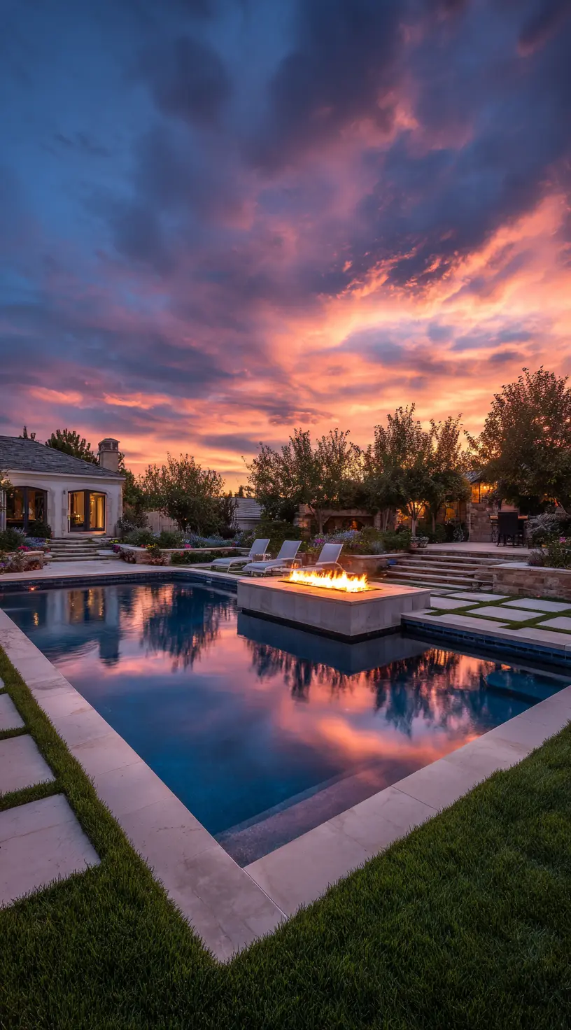 Deck with Fire Pit