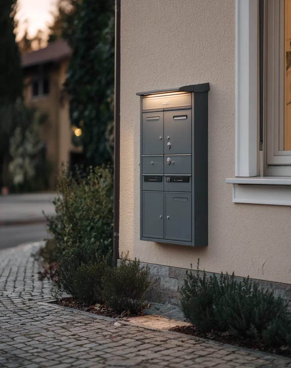 Mailbox with Motion Sensor Light
