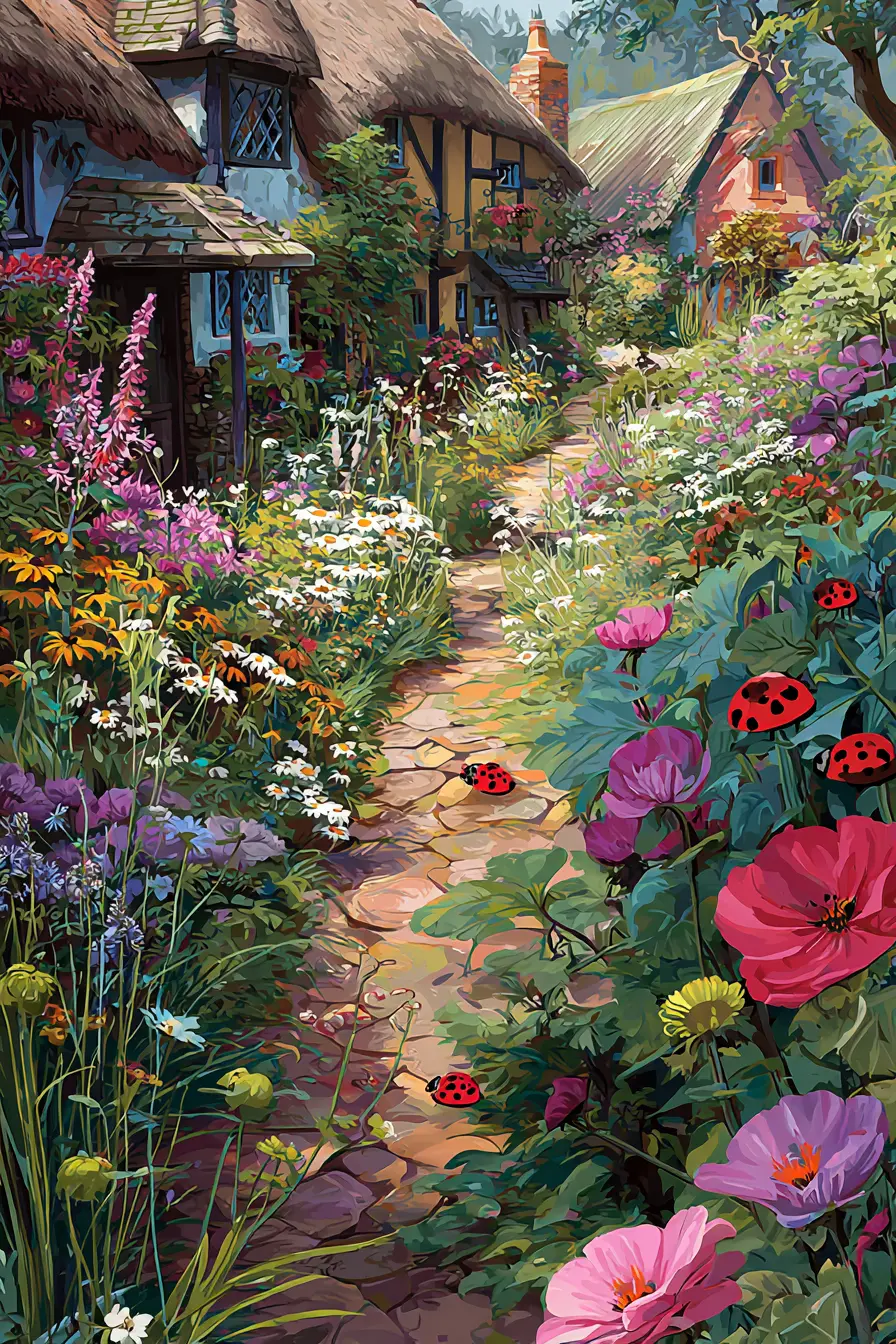 Rock Ladybugs and Other Garden Pests