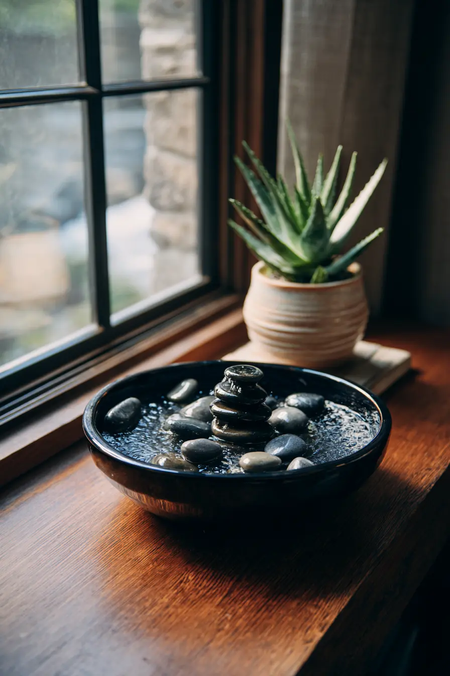 Tabletop Rock Fountain