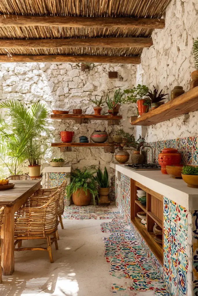 Vibrant Rustic Outdoor Oasis
