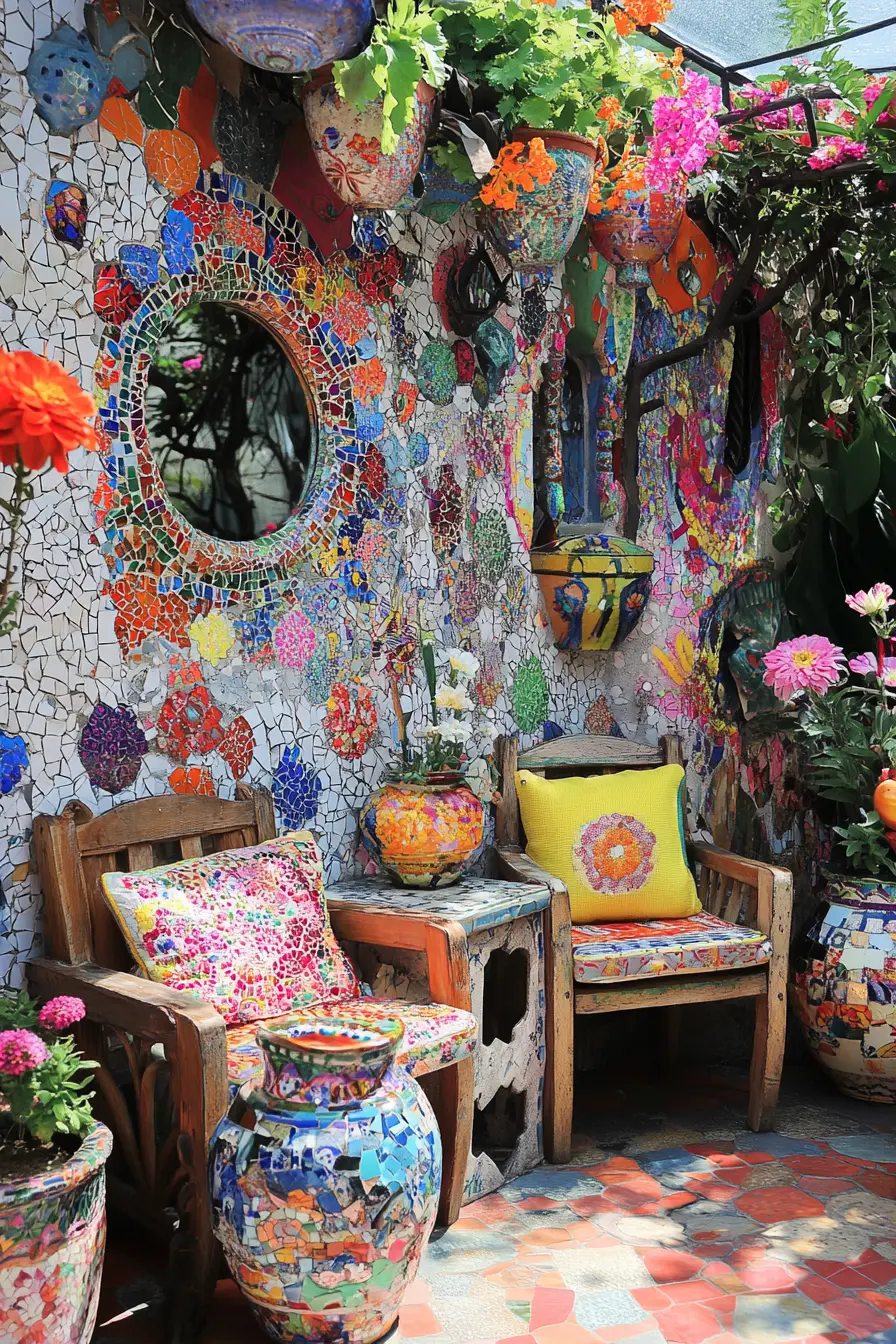 Artistic Mosaic Corner