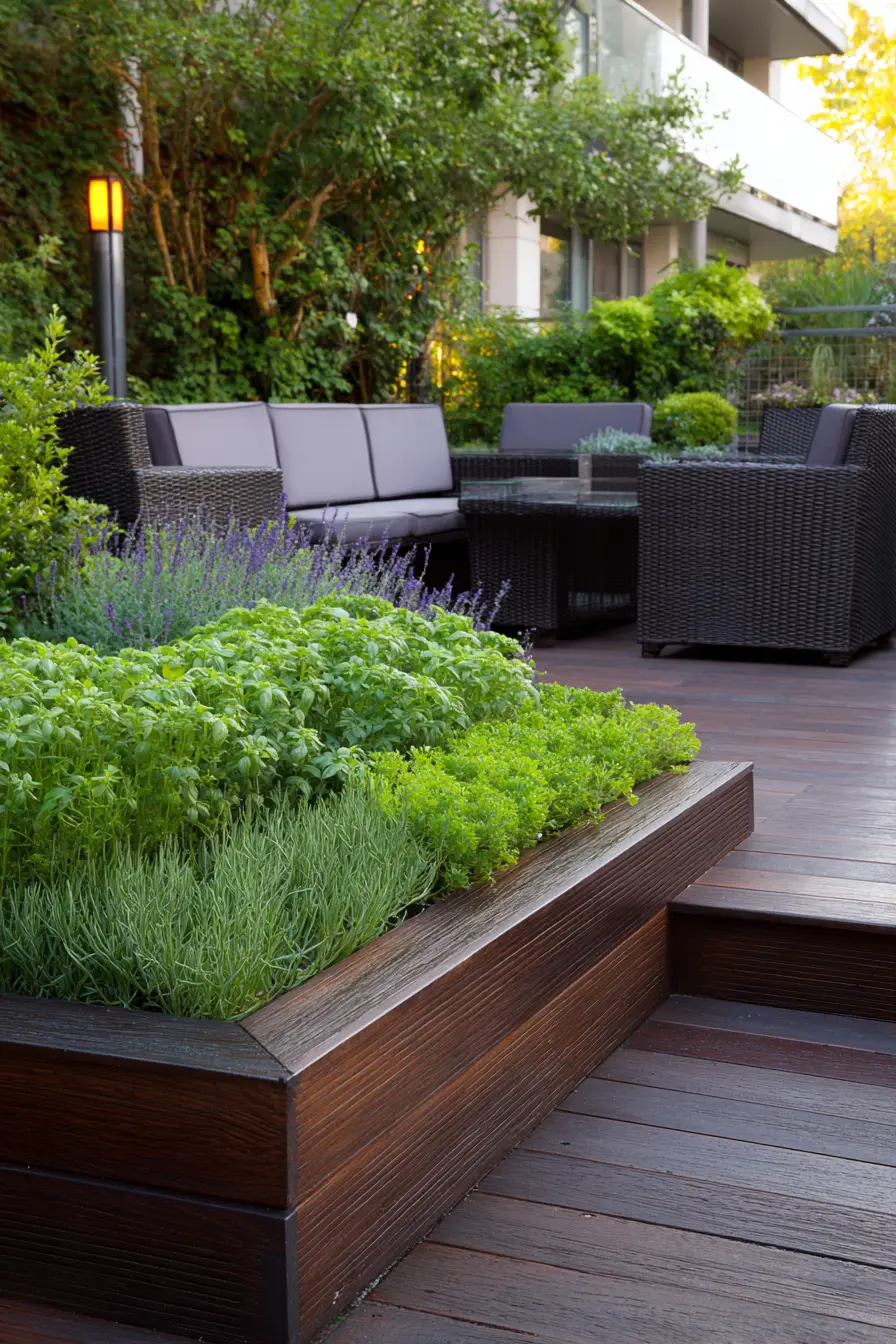 Floating Deck-Style Garden Box