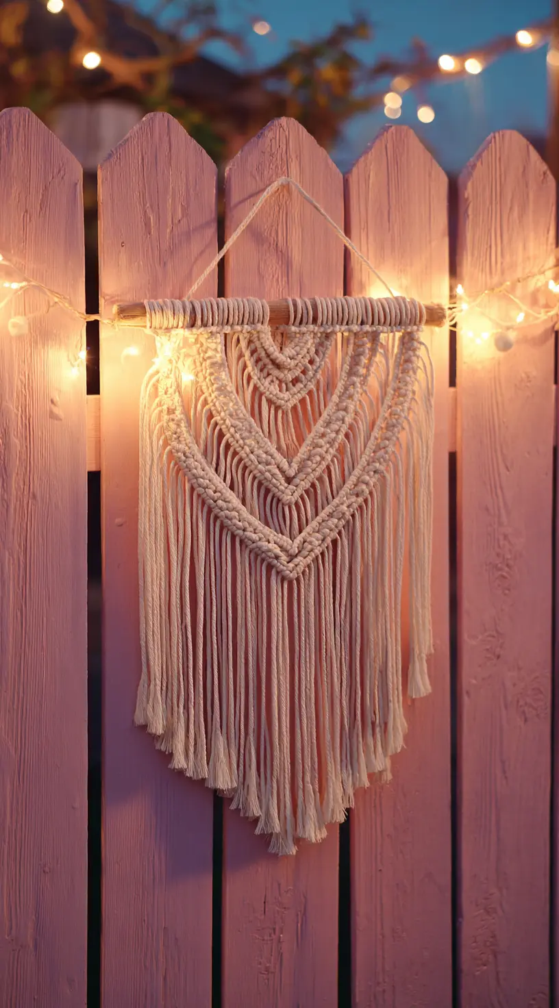 Hanging Macrame or Fabric Art