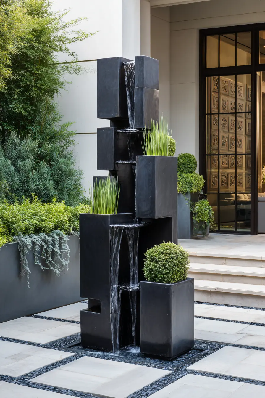 Modern Column Fountain