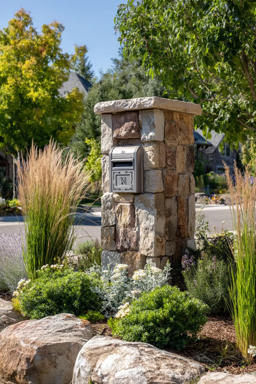 Nature-Inspired Stone Accent
