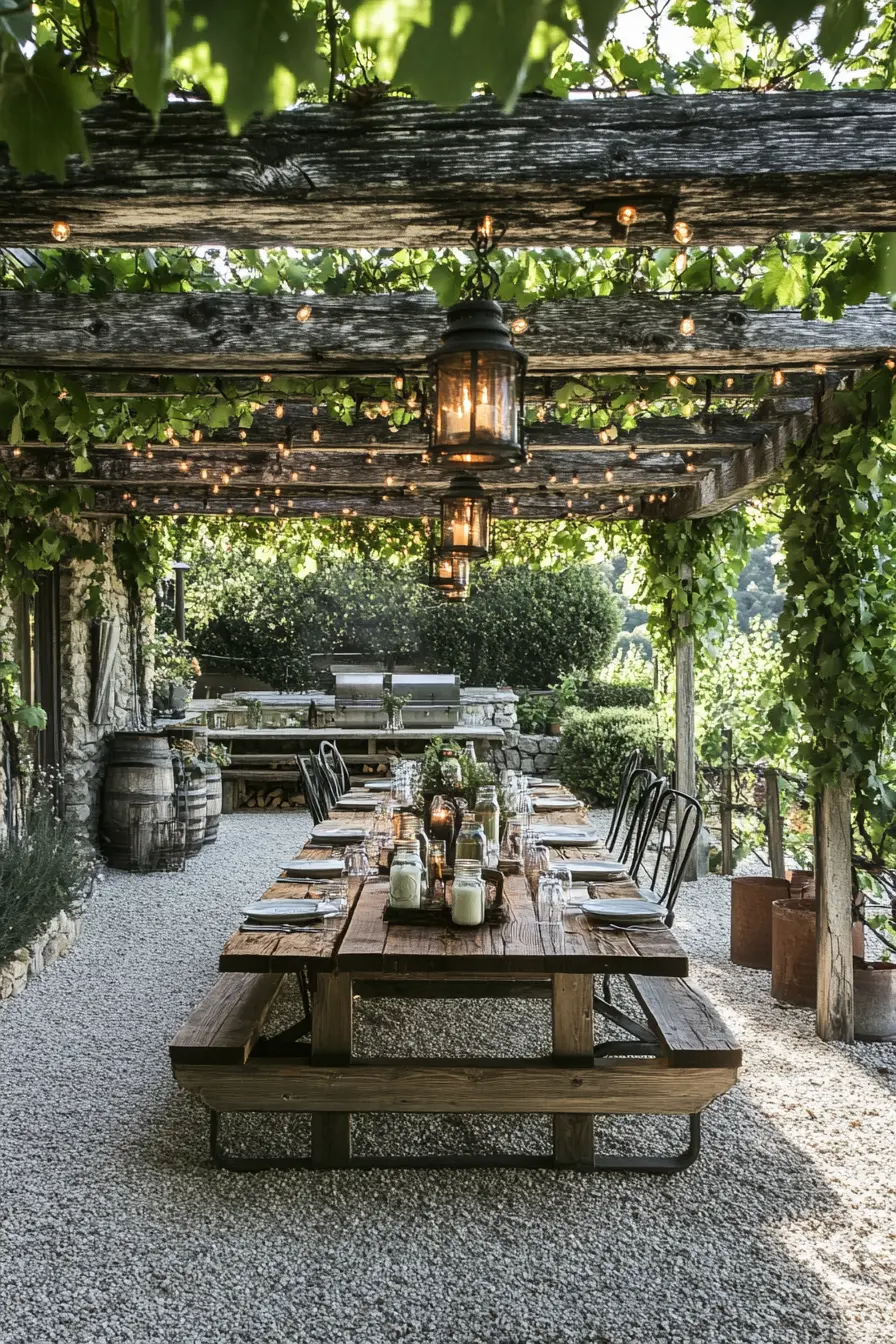 Rustic Farmhouse Pergola
