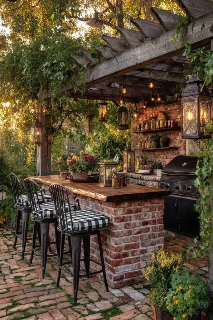 Charming Outdoor Cooking Retreat