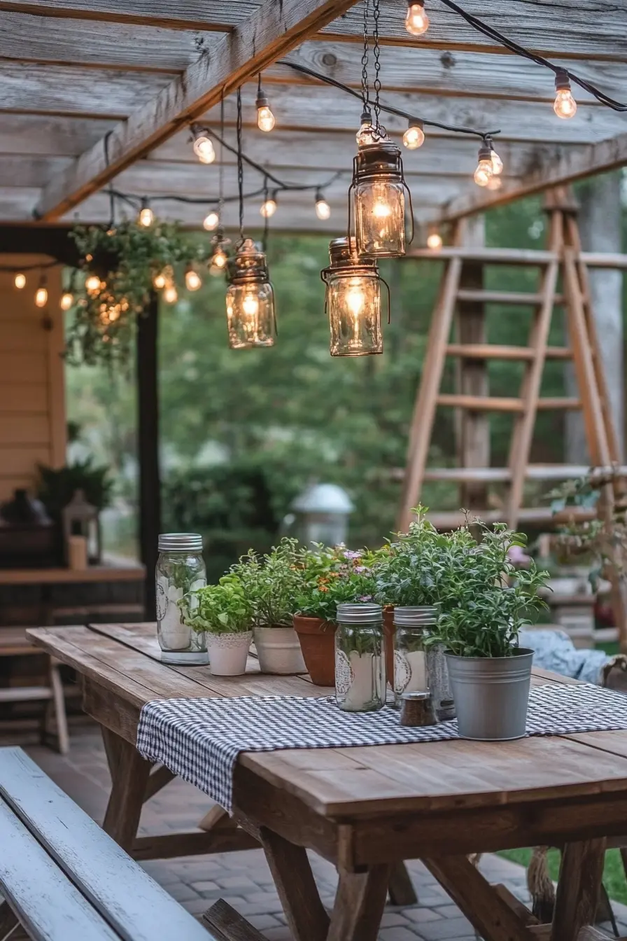 Farmhouse Style Patio
