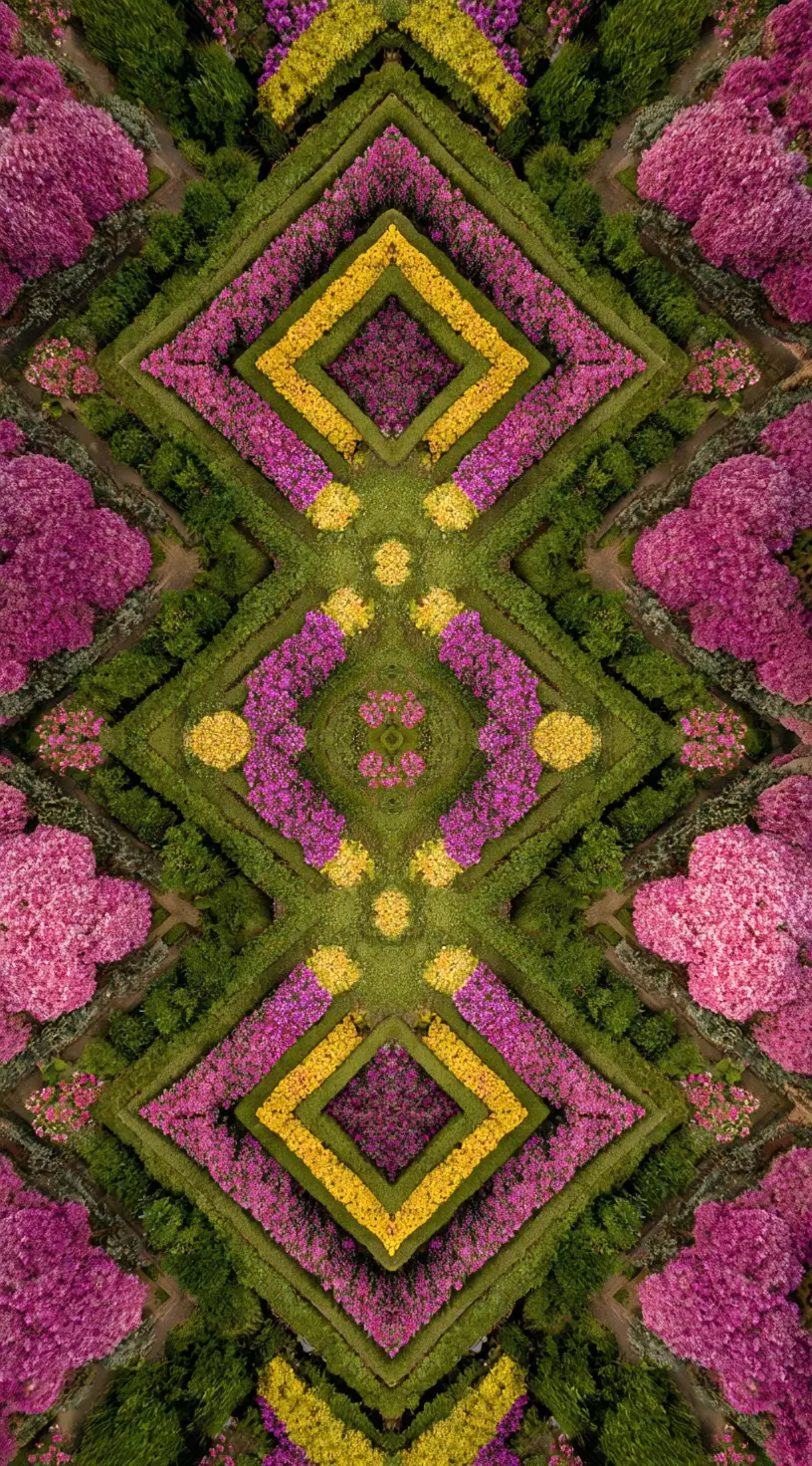 Geometric Flower Beds