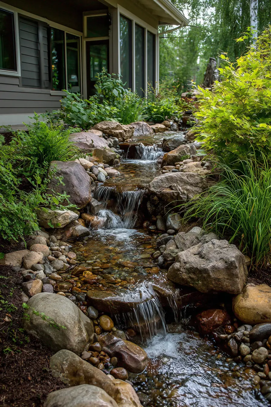 Natural Stone Water Features
