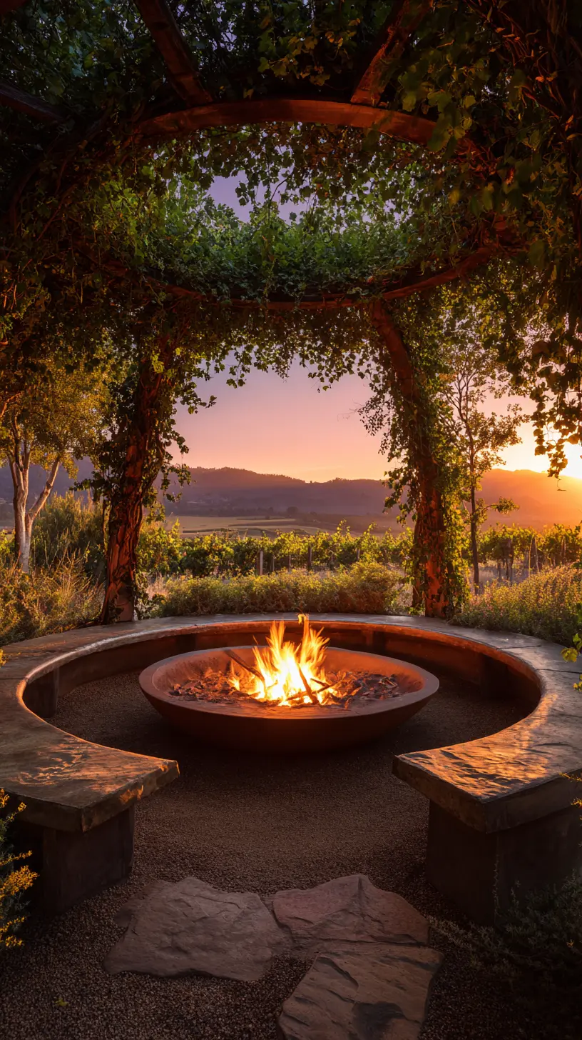 Pergolas with Fire Features
