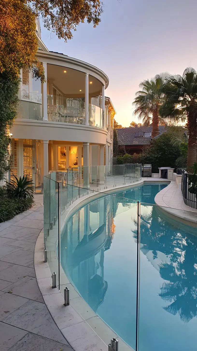 Use a Glass Pool Fence