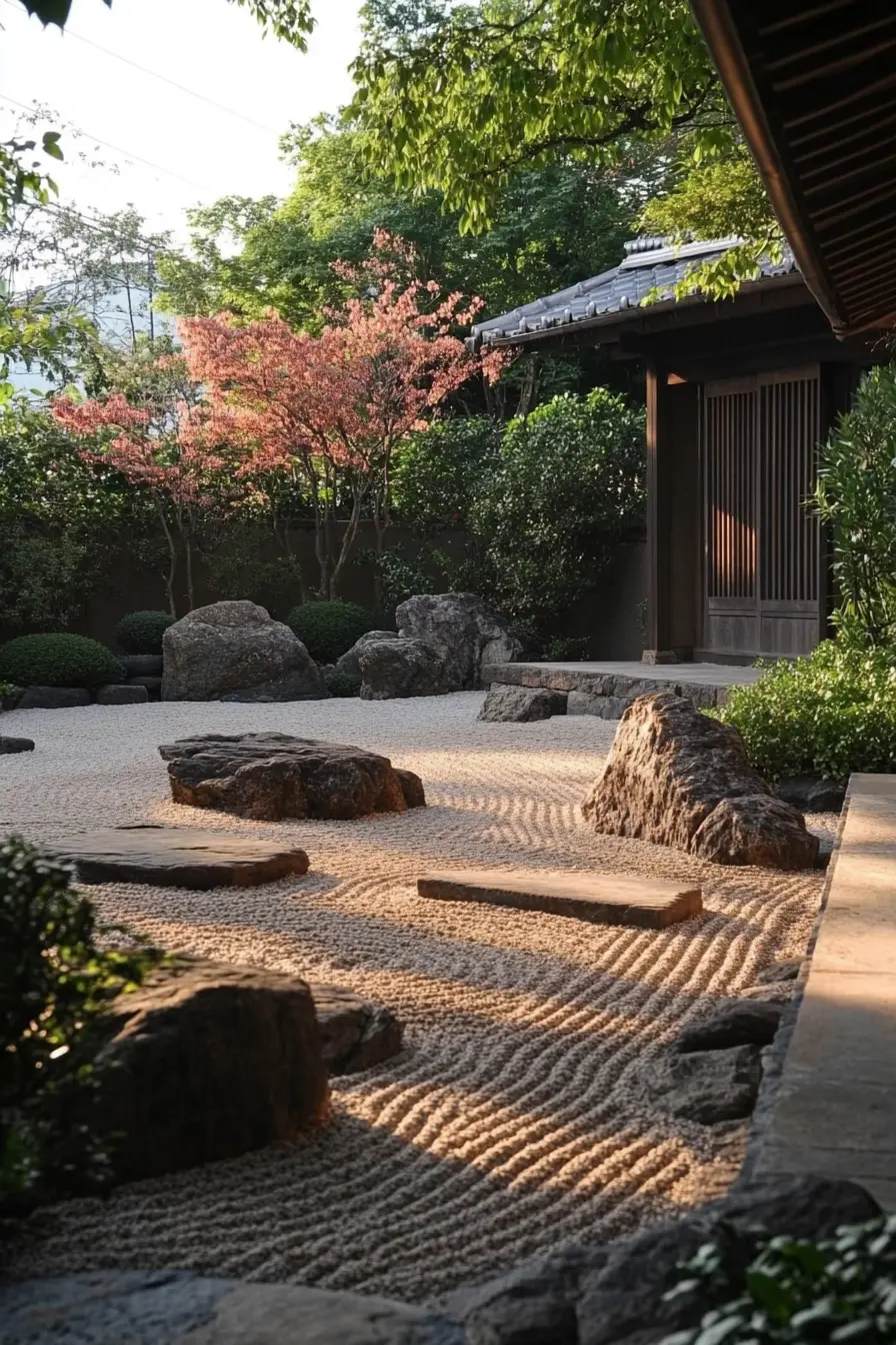 Wabi-Sabi Inspired Rock Garden Yoga Spot