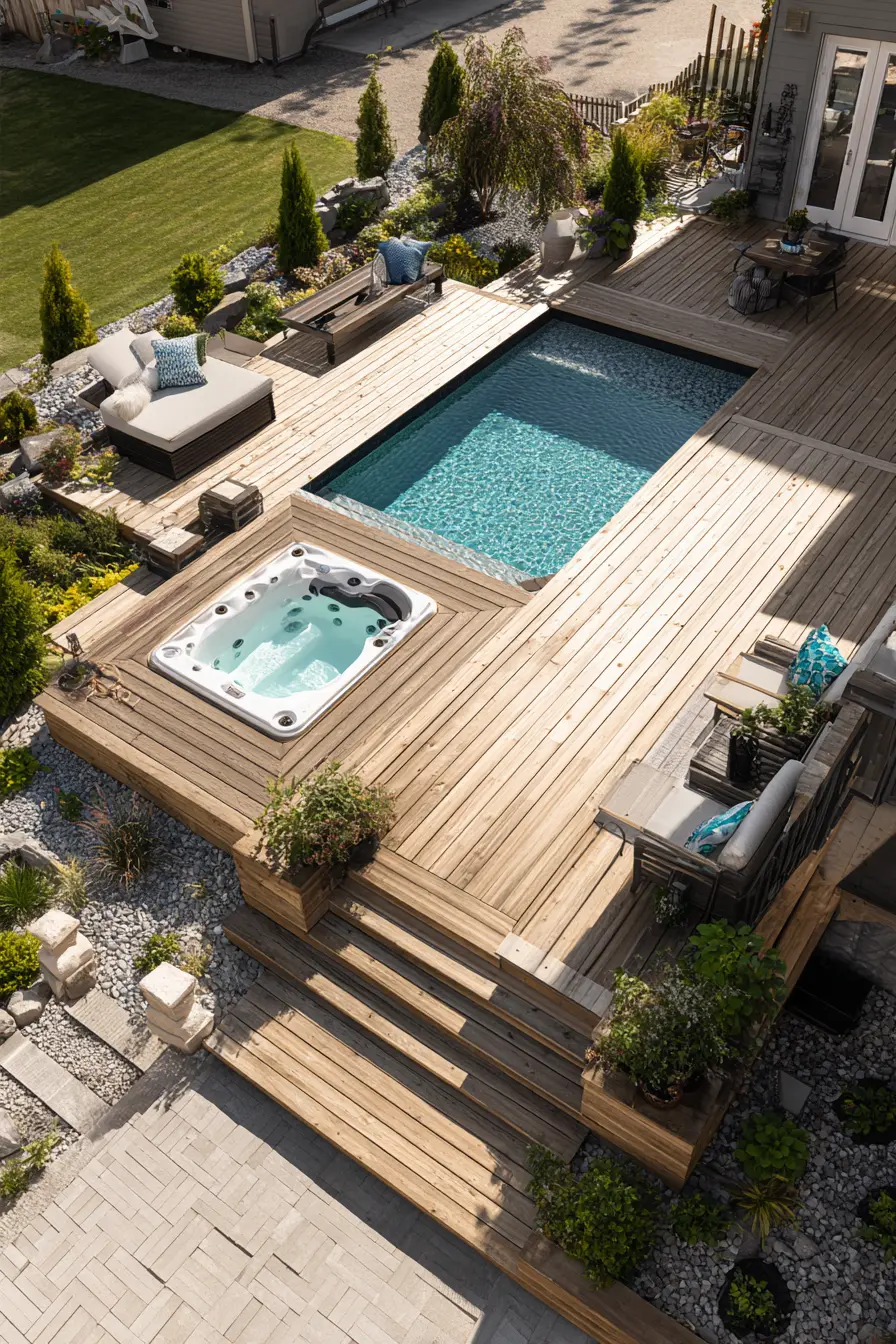 Wider Steps for Small Decks with a Grand Feel