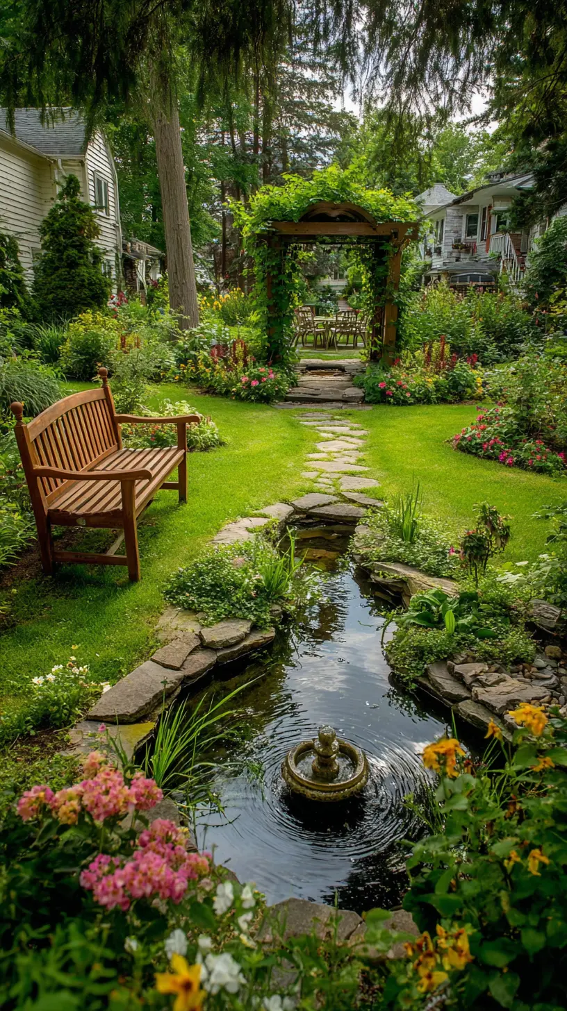 Add a Small Water Feature for Tranquility
