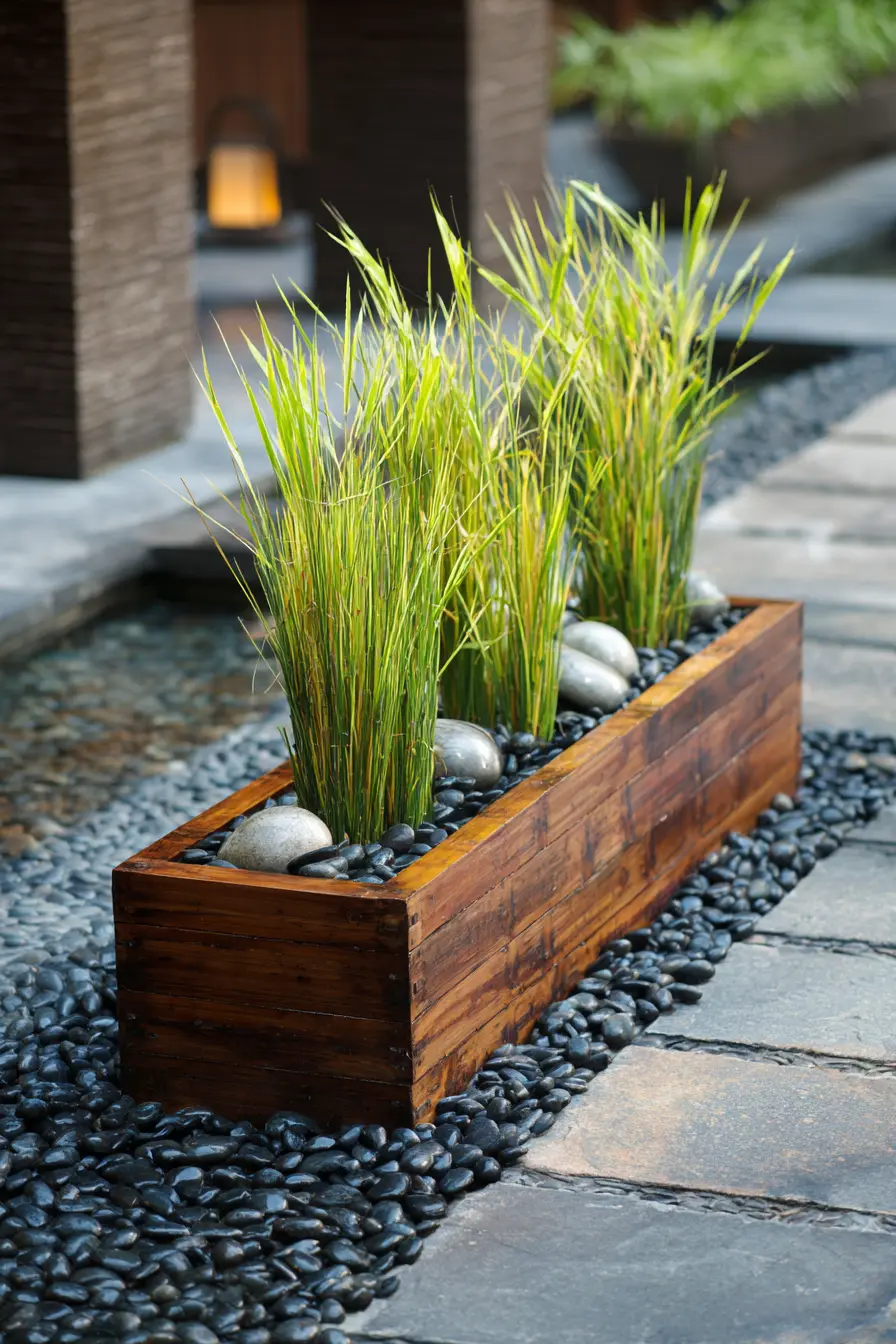 Bamboo Planter Trough