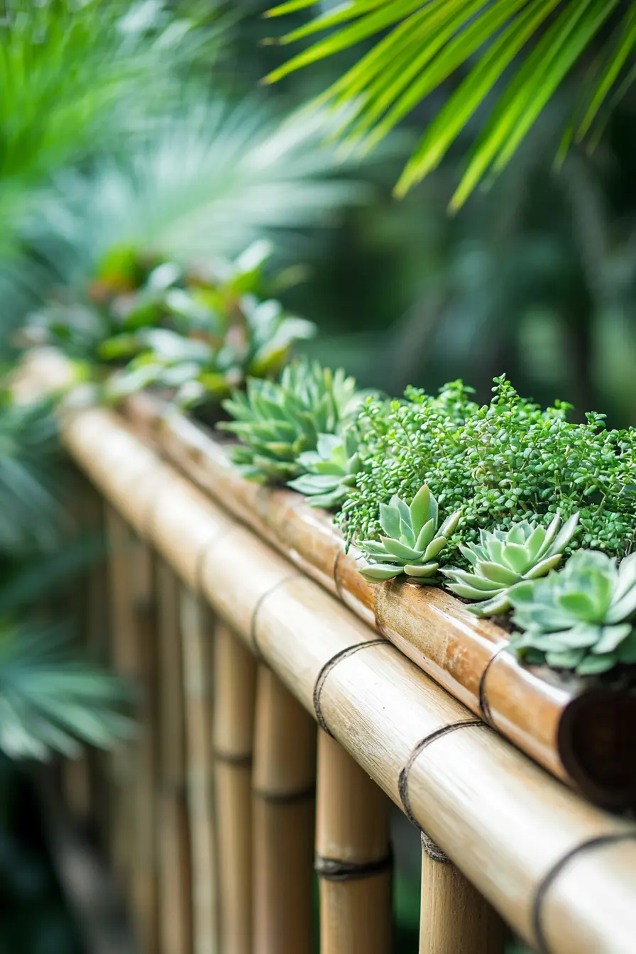 Bamboo Planter Trough