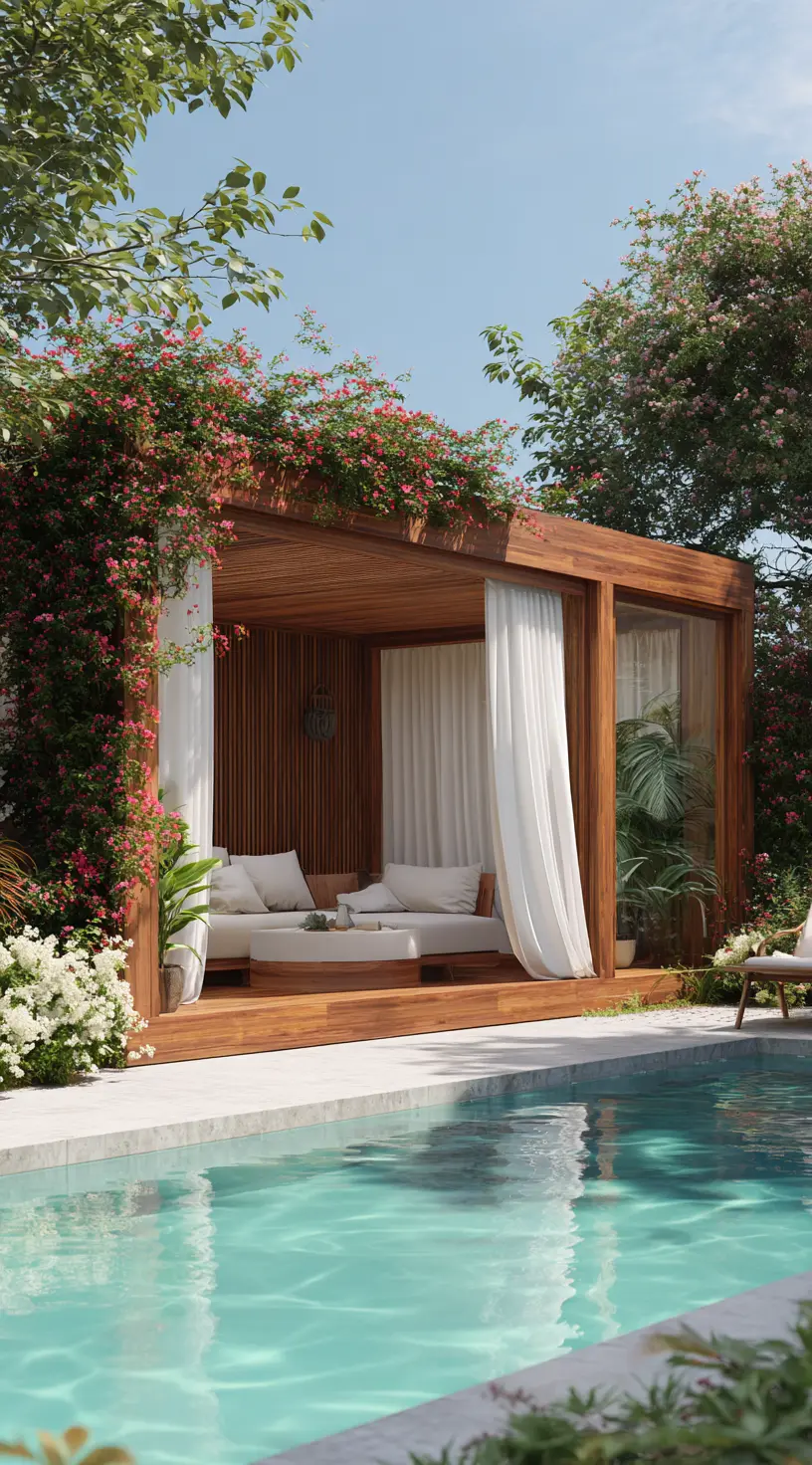 Deck with Cabana