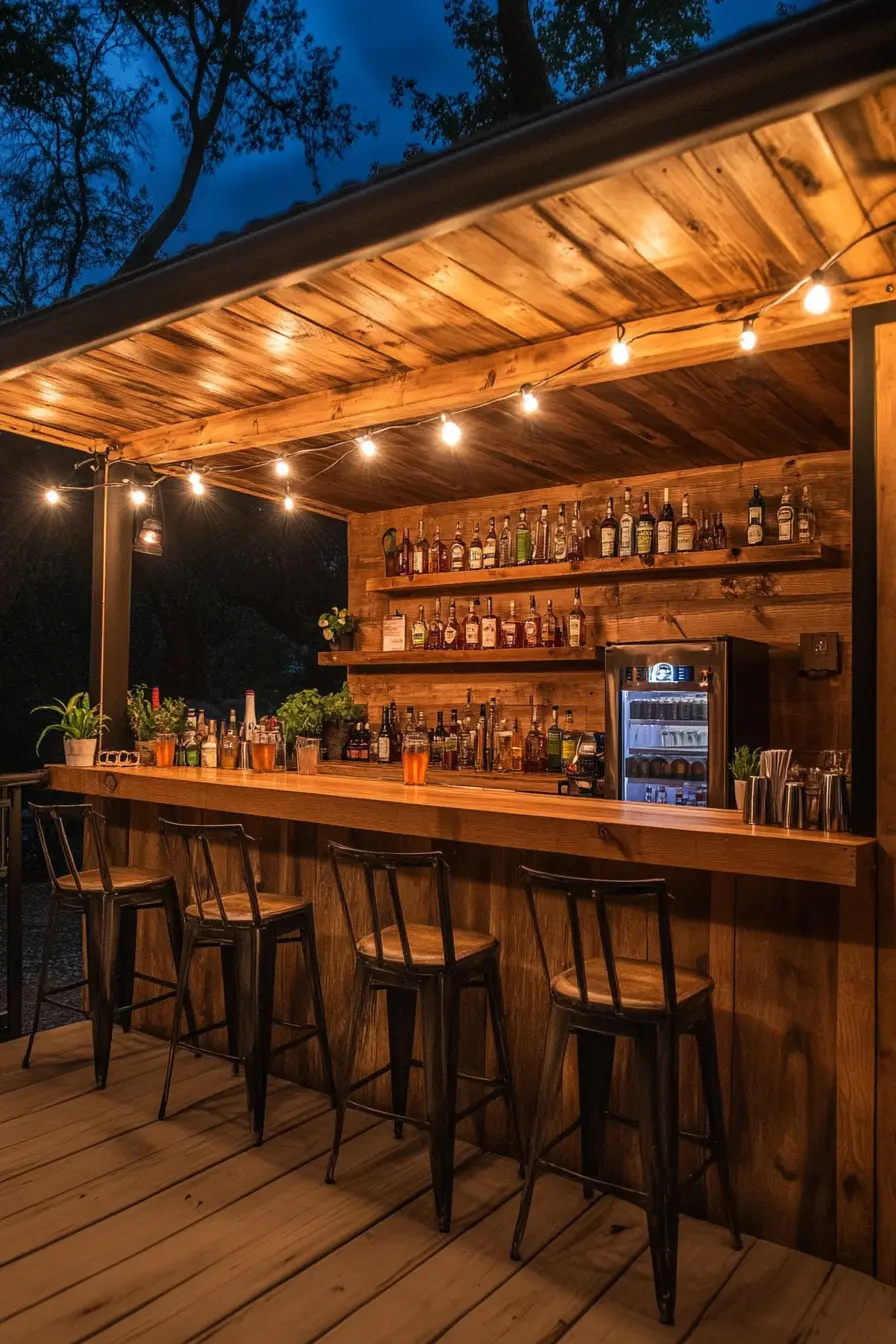 Elevated Deck with Bar