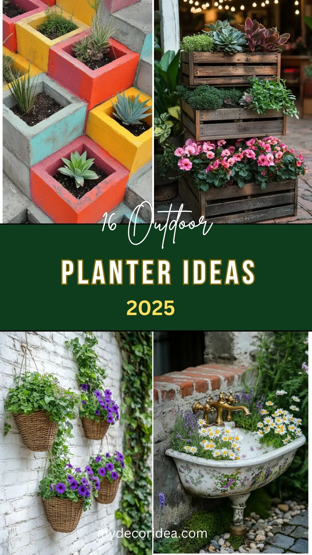 16 Outdoor Planter Ideas
