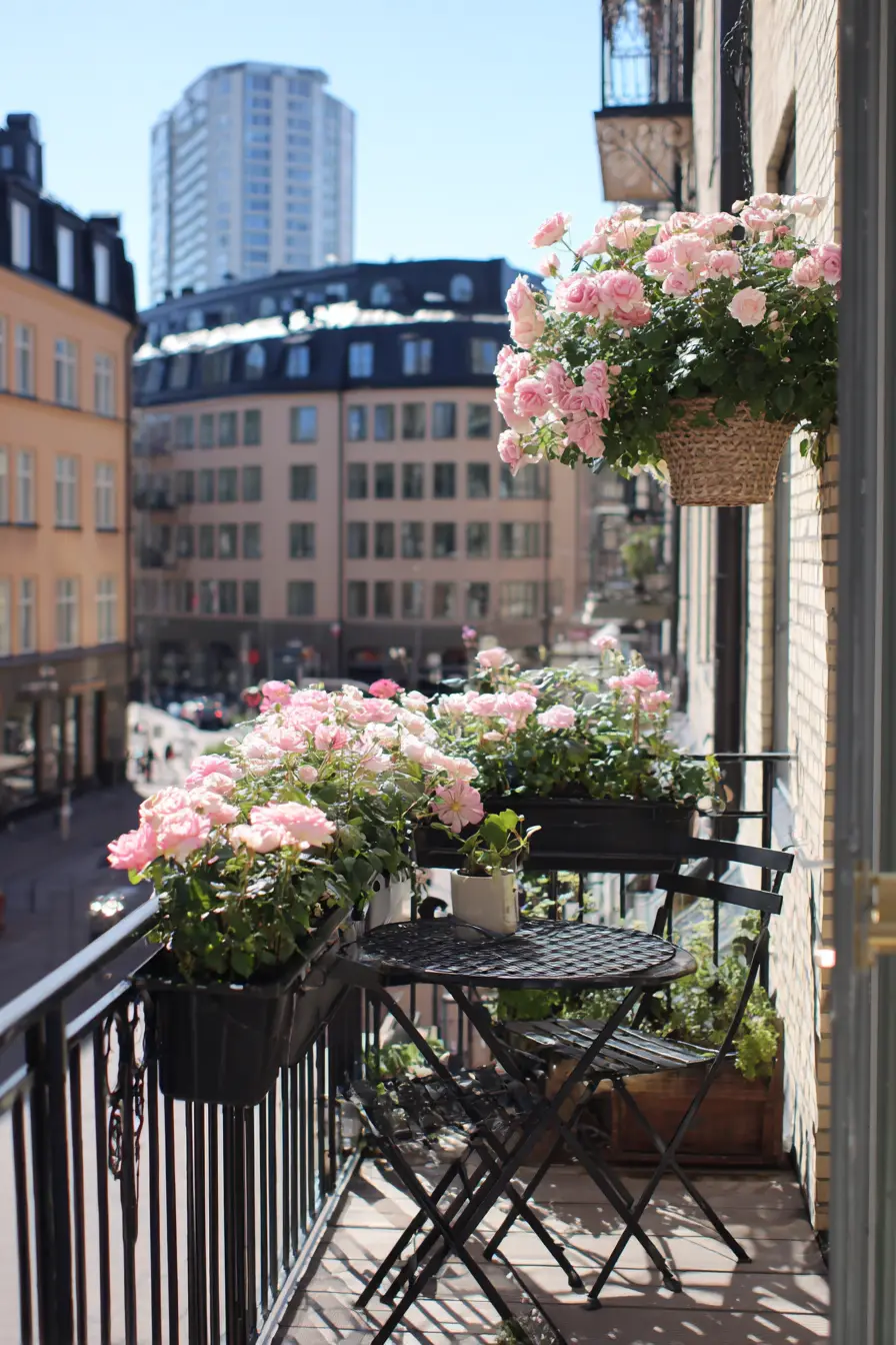 Cascading Flower Basket Haven