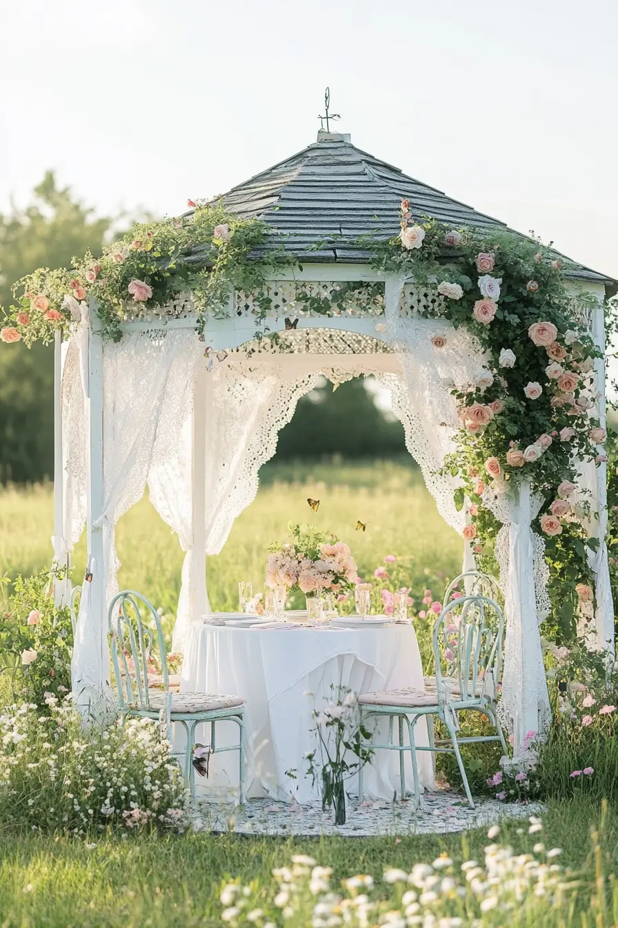 Cottagecore Floral Gazebo