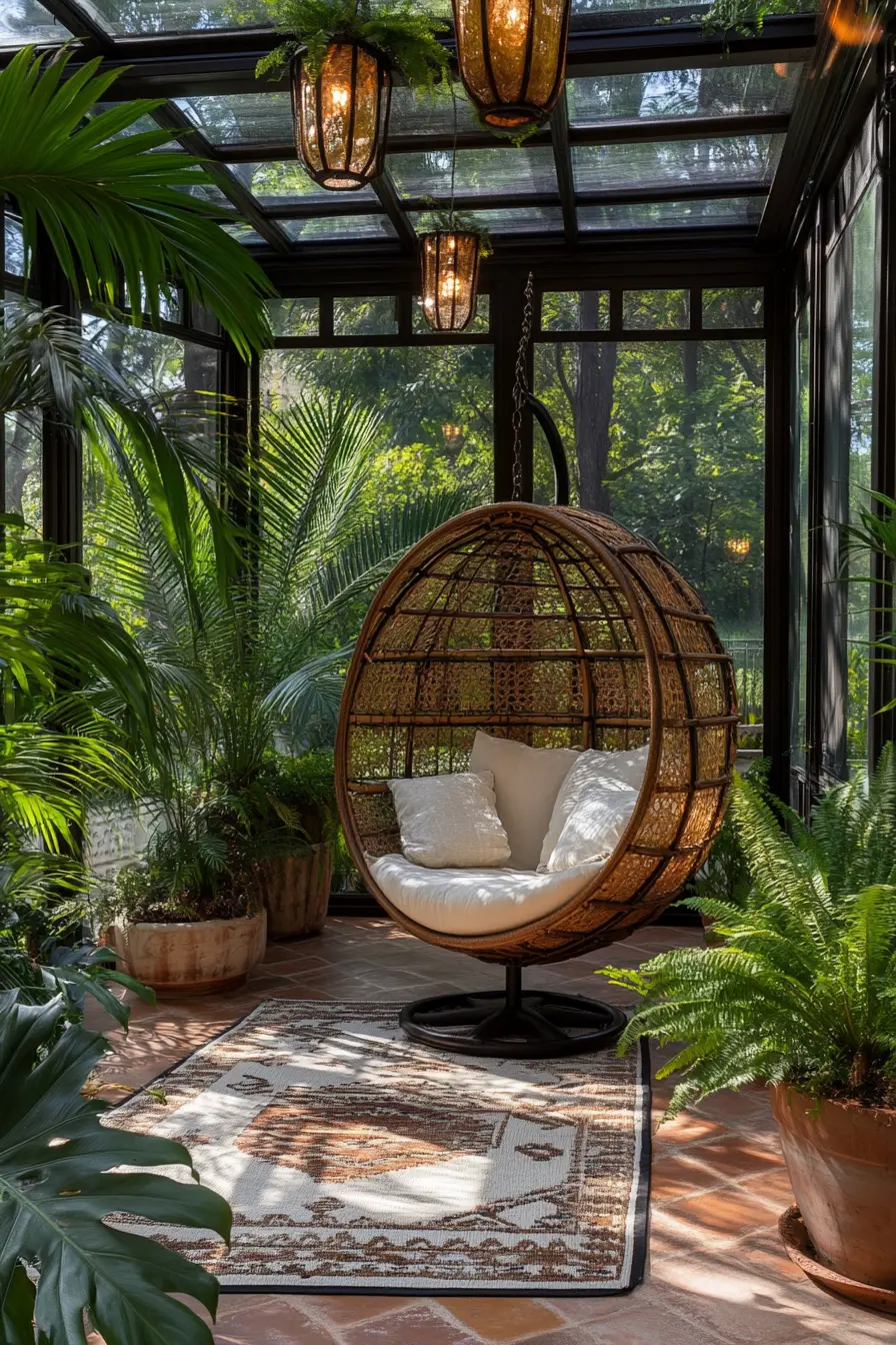 Enclosed Glass Patio Room