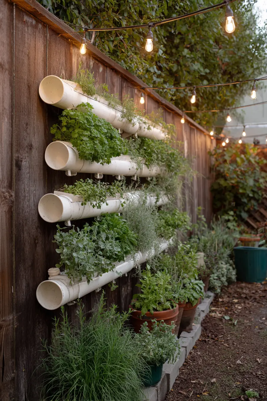 Hanging Gutter Garden