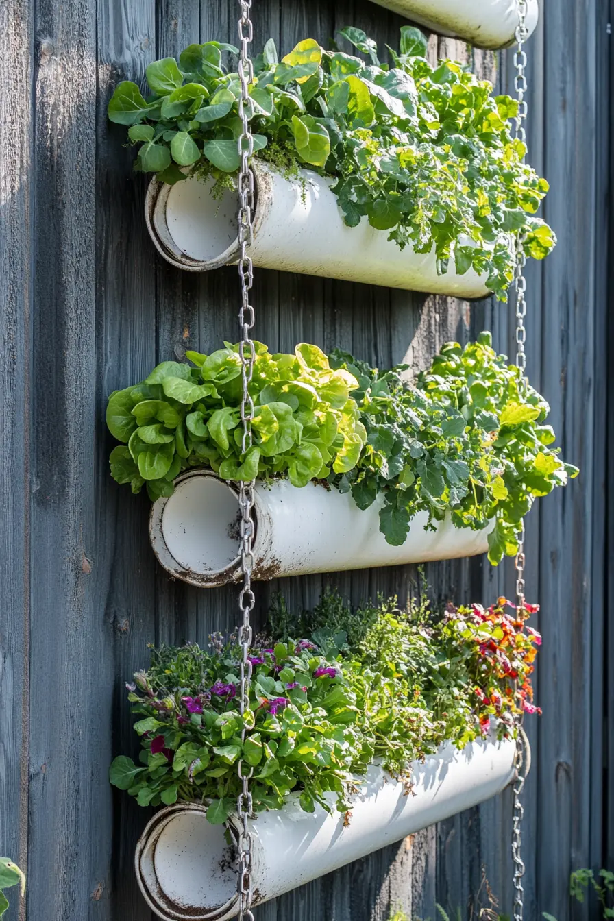 Hanging Gutter Garden