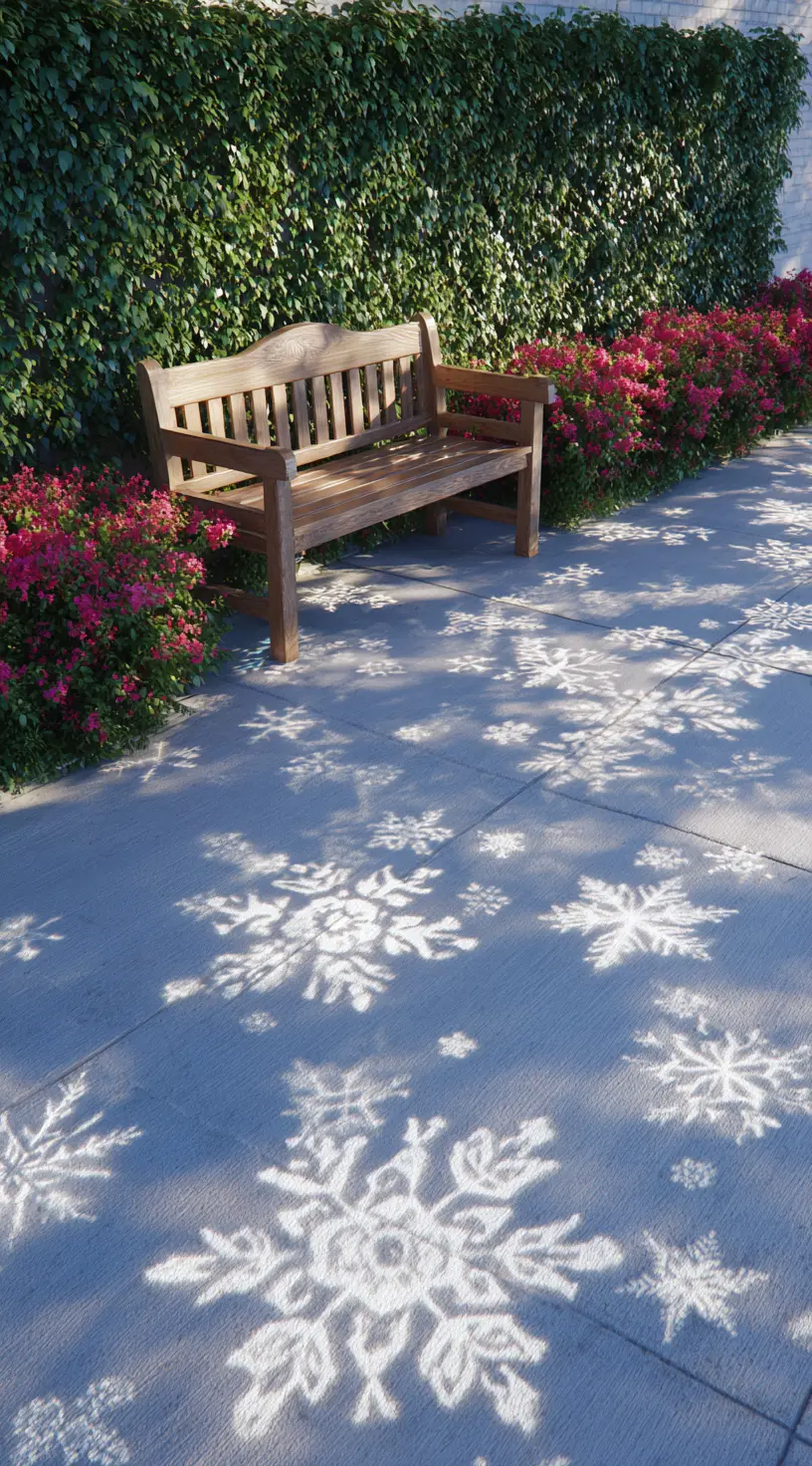 Stenciled Concrete