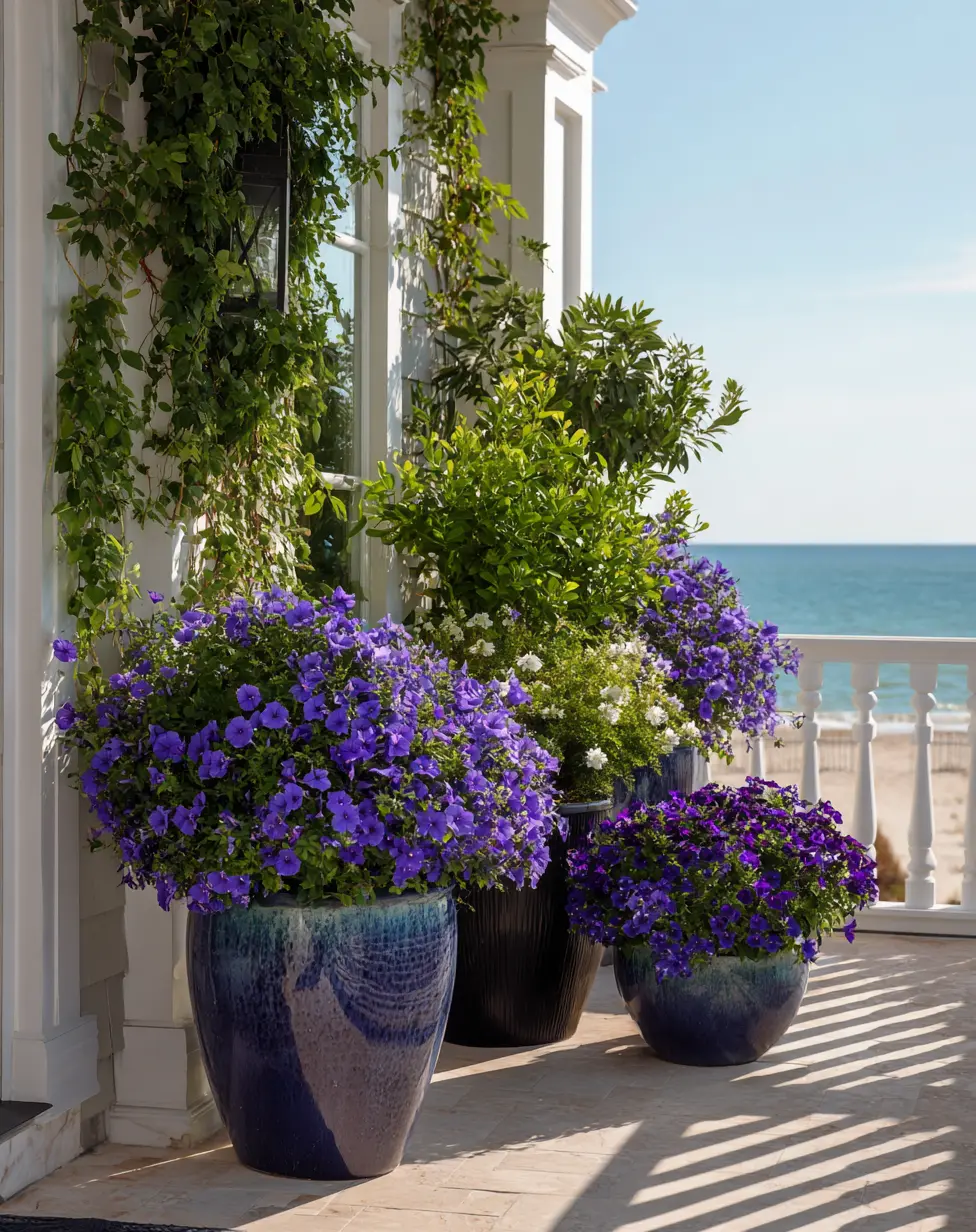 Coastal Cooler: Mix Coleus with Sea-Inspired Decor and Flowers