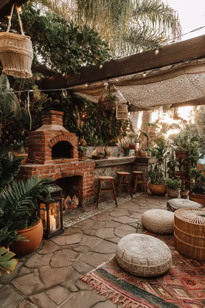 Cozy Bohemian Outdoor Retreat