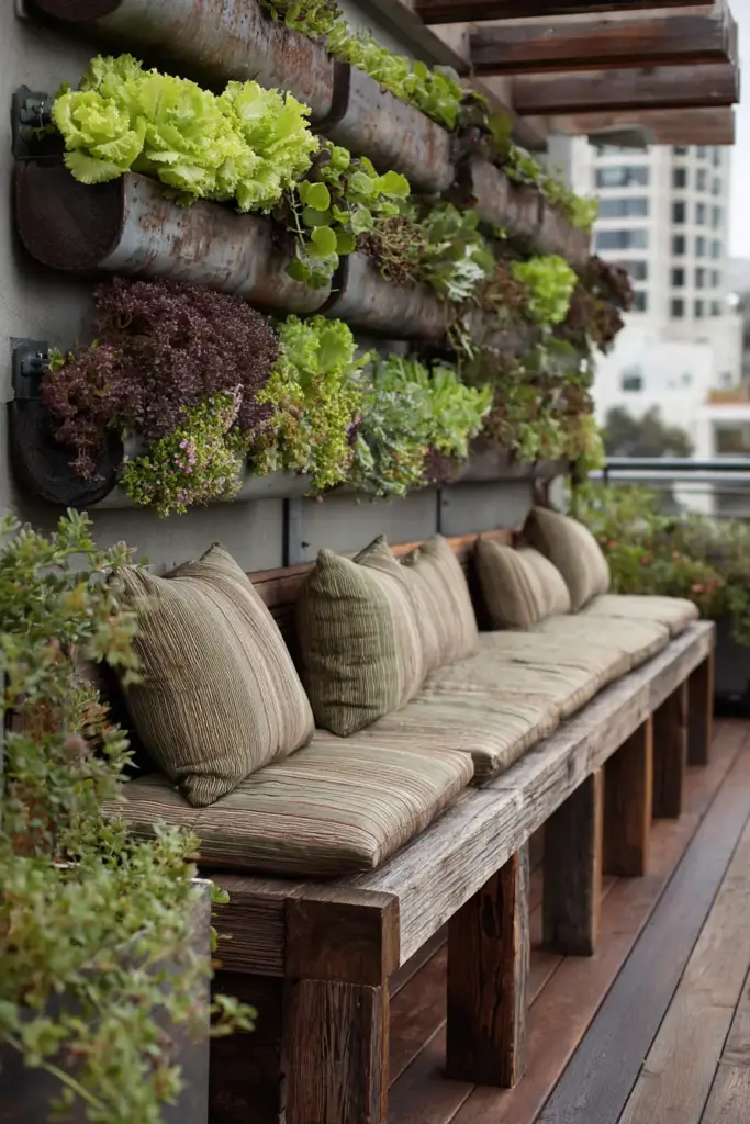 Hanging Gutter Planter Rack